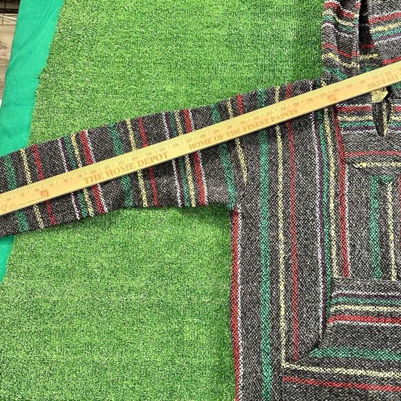 Frank’s Textiles Baja Unisex Made In Mexico Hoodie Pullover Multicolored Large - Picture 9 of 15